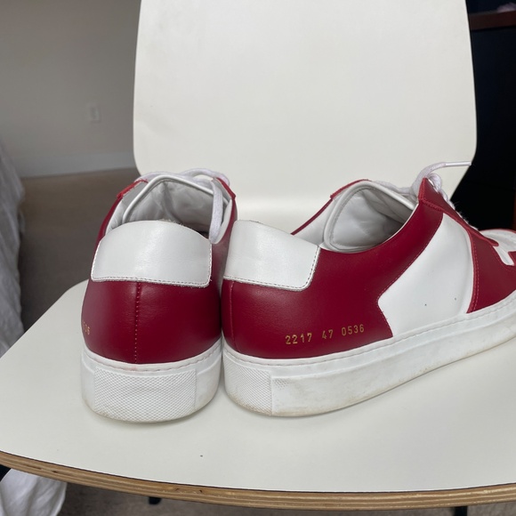 Common Projects sneakers-cherry red and white MEN’s size 47 - Picture 5 of 8